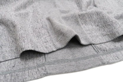 Whitesvill Plain T-shirt with Rib Side Panels Men's Heavyweight Short Sleeve Tee WV78930 113 Heather-Gray