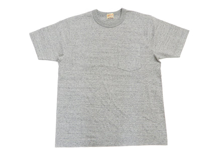 Whitesville Men's Plain Pocket T-Shirt - Short Sleeve Crewneck Loopwheel Tee (One-Wash) WV78932 by Toyo Enterprises 113 Heather-Grey
