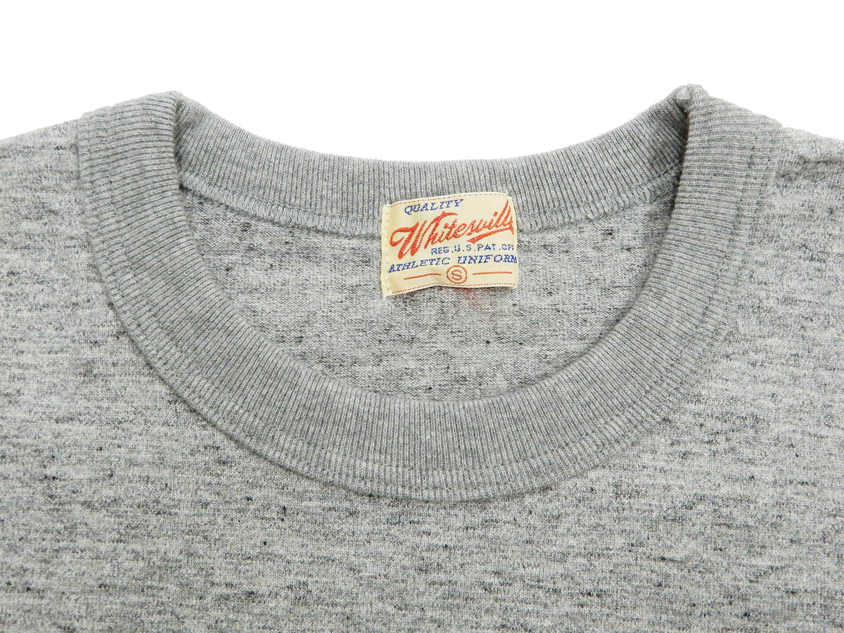 Whitesville Men's Plain Pocket T-Shirt - Short Sleeve Crewneck Loopwheel Tee (One-Wash) WV78932 by Toyo Enterprises 113 Heather-Grey
