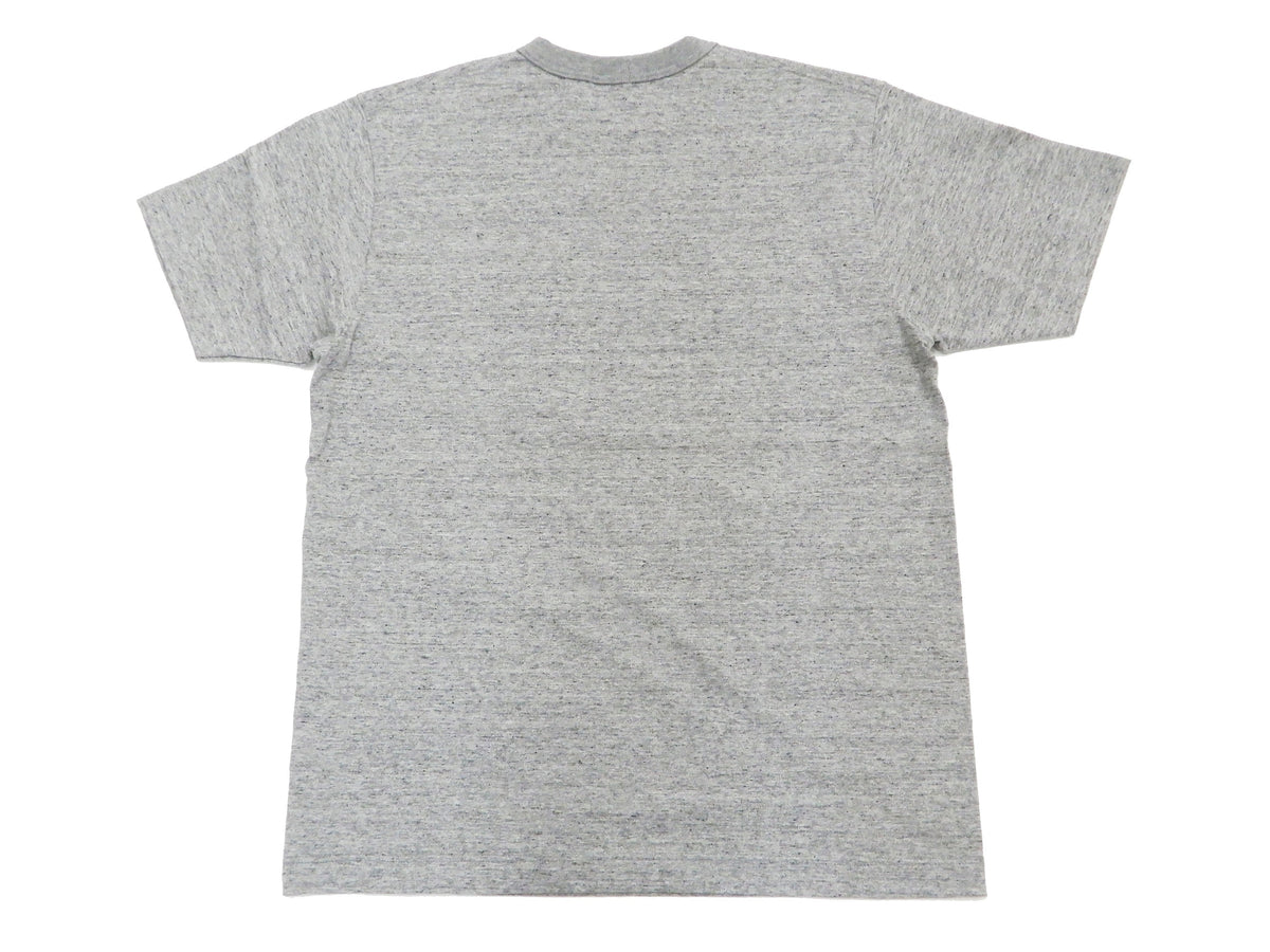 Whitesville Men's Plain Pocket T-Shirt - Short Sleeve Crewneck Loopwheel Tee (One-Wash) WV78932 by Toyo Enterprises 113 Heather-Grey